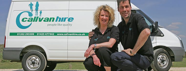 Callvan Hire owners - David and Debbie